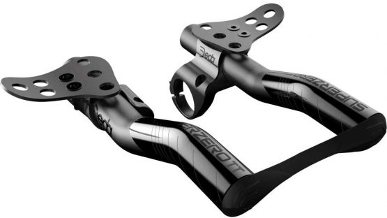 Deda Elementi Unisex's Superzero TT Clip-On Handlebar Extension, Black, 190mm