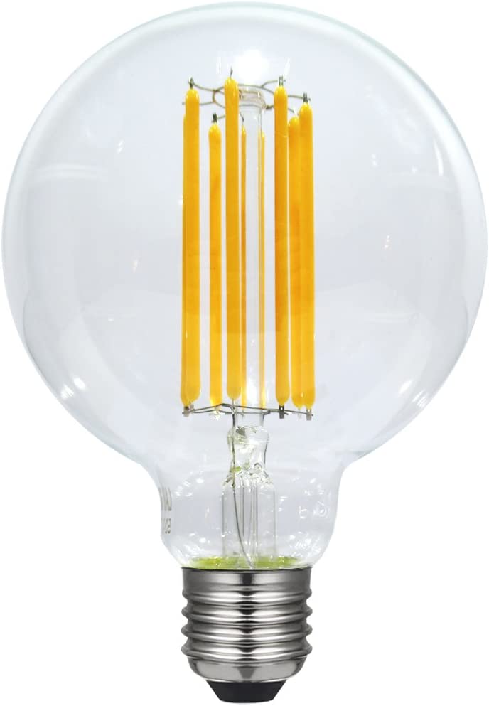 LAES Globe LED Bulb E27, 4 W, 95 x 138 mm, Transparent