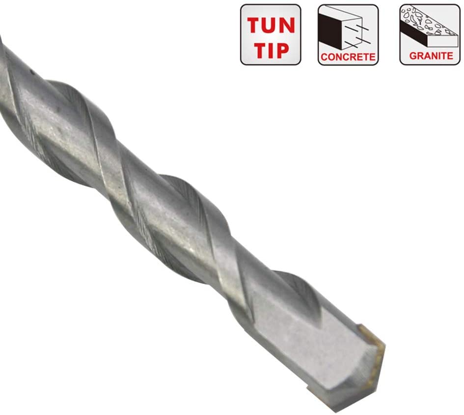 NORTOOLS 8PCS Masonry Drill Bit Set (3/4/5/6/8/9/10 mm) - Carbide Tip for Concrete Brick, Stone, 8 PCS_Silver - Image 2