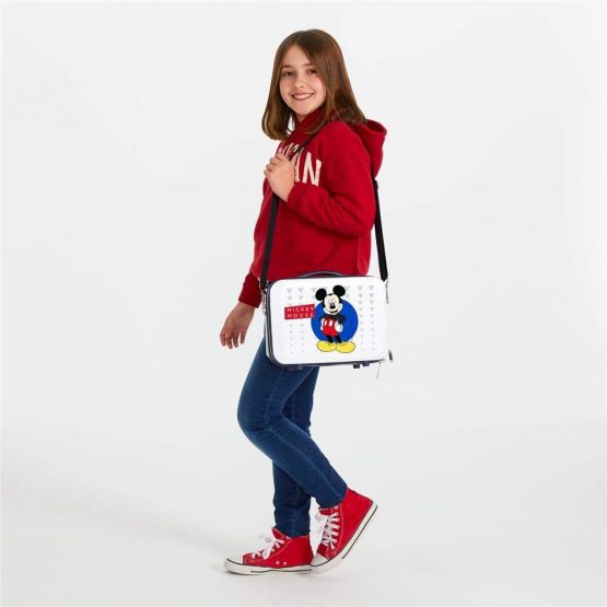Disney Mickey Enjoy the Day Adaptable Beauty Case White 29x21x15 cm ABS - Image 2