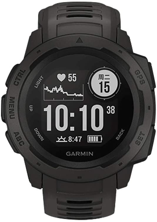 Compatible with Garmin Instinct 22mm Watch Straps, Replacement Wristband Strap (Black), Black/White - Image 3