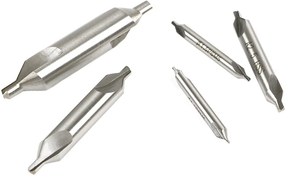 5 HSS Centre Chamfer Drill Bits - Steel Cutter - Two End Drill Bit - 60 Degrees for Hinges - Image 4