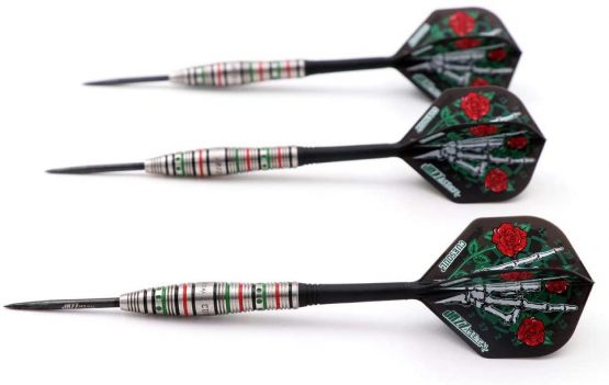 CUESOUL JAZZ-METAL 21/23/25g Steel Tip 90% Tungsten Dart Set with Integrated ROST Flights