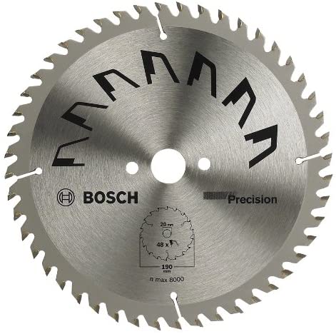 Bosch 1x Circular Saw Blade Precison (for Wood diameter 210 x 2.5/1.5 x 30 mm, 48 Teeth, ATB, Accessories for Circular Saws)