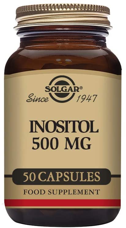 Solgar Inositol 500 mg Vegetable Capsules - Pack of 50