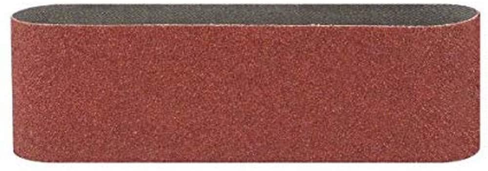 Bosch DIY Schleifband verschiedene Materialien für Bandschleifer (3 Stück, Körnung 80), 100x560mm