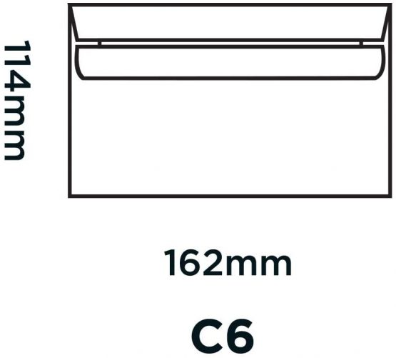 Blake Purely Everyday C6 114 x 162 mm 90 gsm Self Seal Wallet (2602/50 PR) White - Pack of 50 - Image 3