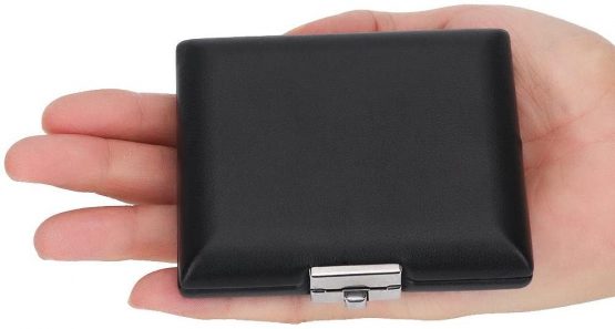 Tbest Bassoon Reeds Case, PU Leather Cover Black Bassoon Reed Container Box Case with Slots replacement for 3pcs Reeds - Image 2
