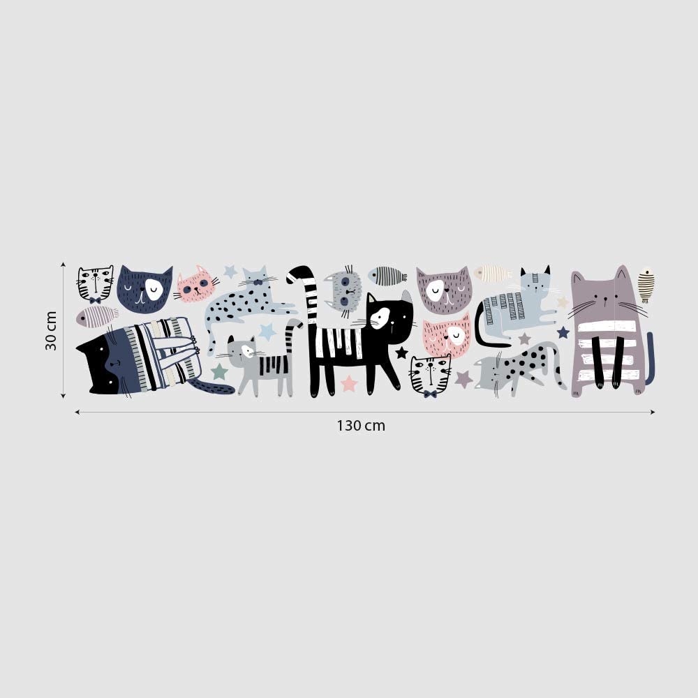 kina UVB00533 Adhesive decoration children's bedrooms in transparent PVC measuring 130x30 cm - Image 2