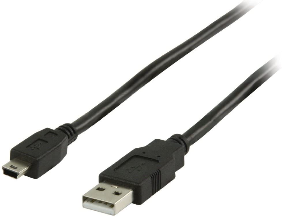 Valueline Nedis 3m USB A Male to USB Mini 5 Pin Male Cable, 3 Meters
