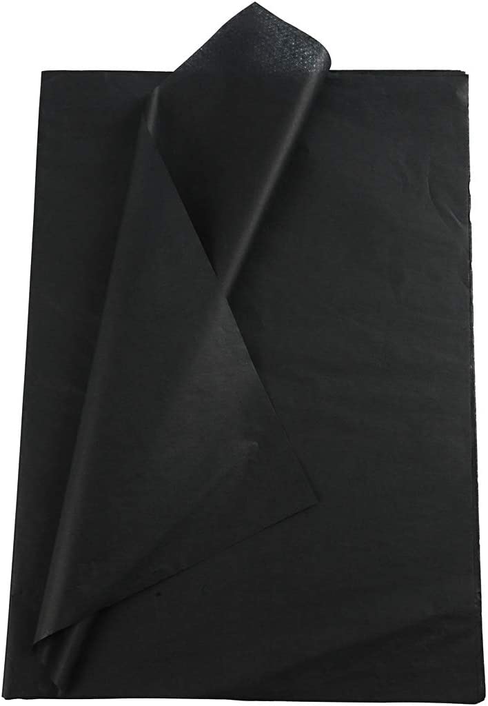 Creativ 100263 Tissue Paper, Sheet 50x70 cm, 14 cm, Black, 25sheets