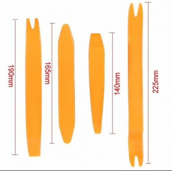 Auto Trim Removal Tool,Auto Door Clip Panel Trim Removal Tool Kits Stereo Radio Interior Light Repair Tool Kit,12 Pieces Door Panel Removal Tools for Dash Center Console Installation and Remover - Image 3