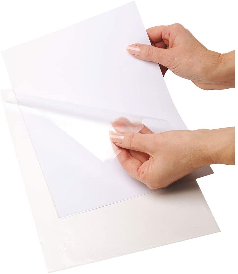 Strong Quality Pack of 50 A4 Clear Plastic Open Top & Side Cut Flush File Wallet 100 Micron pp Report File Project Presentation Covers