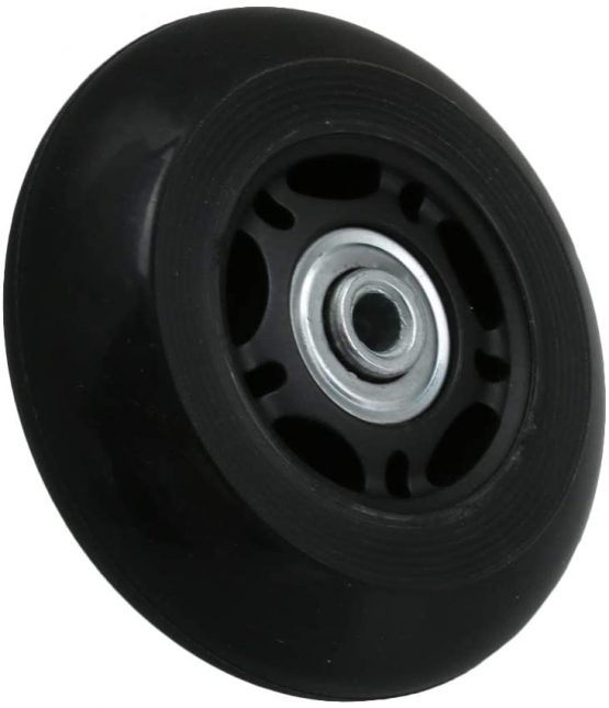 Mxfans 75mm Dia Luggage Suitcase Wheel Outdoor Replacement PU Rubber Wheel Kit - Image 2