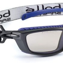 Bolle BAXPSI Platinum Goggles with Anti-Scratch and Fog Frame Lens, Clear/Black/Blue
