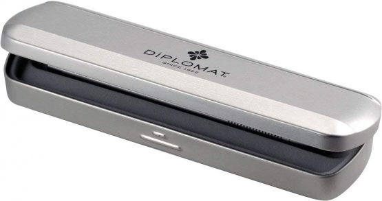 DIPLOMAT - Traveller - Rollerball Pen - Matte Black - Resistant and Elegant - High End - 5 Years Warranty - Image 2