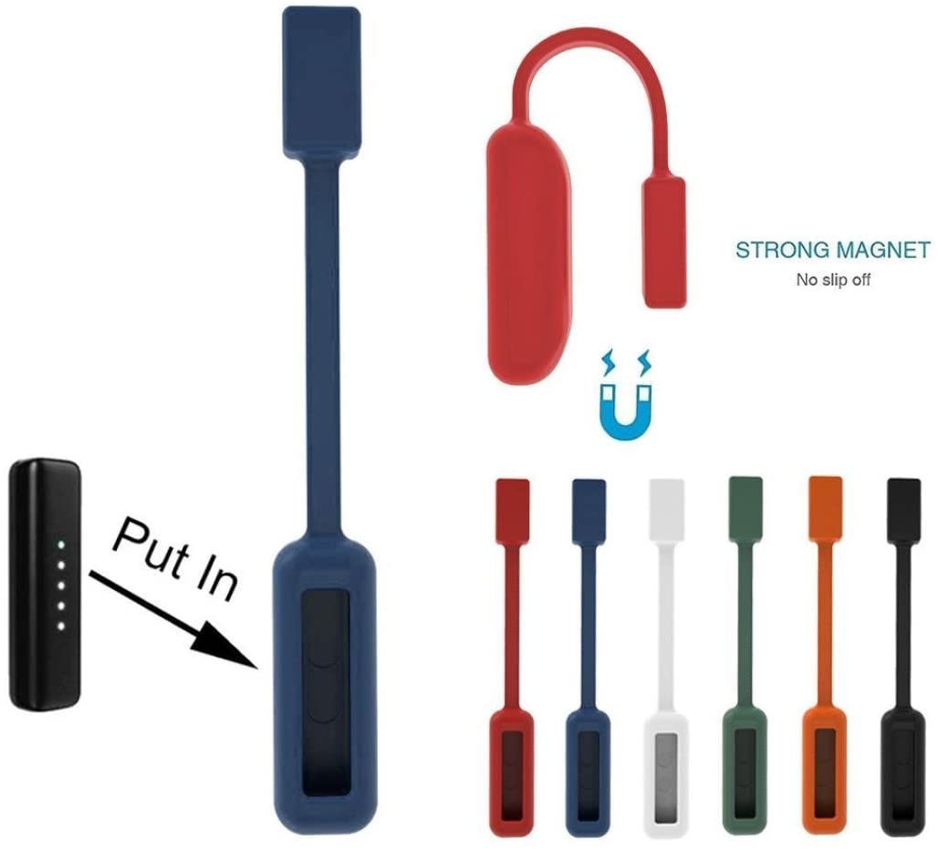 NEO+ Compatible with Fitbit Flex 2 Clip Holder, Magnetic Replacement Accessories Clip Clasp Strap (BLACK) - Image 3