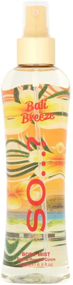 So…? Summer Escapes Womens Bali Breeze Body Mist Fragrance Spray 200ml, WHITE, 200 ml (Pack of 1)