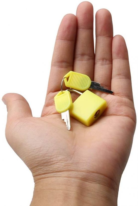 kuou Suitcase Locks with Keys, Small Padlocks Luggage Locks Padlocks with Keys Coloured Metal Padlocks for Travel School Gym（6 Pcs） - Image 4