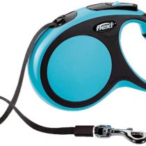 Flexi New Comfort Retractable Tape Lead, Medium, 5 m, Blue