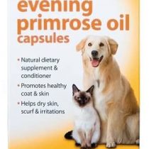 Johnson's Vet Evening Dog and Cat Prim Oil Capsules, Pack of 60