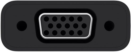 Belkin F2CU037btBLK USB-C to VGA Adapter (USB-IF Certified, Compatible with MacBook, MacBook Pro), Black - Image 2