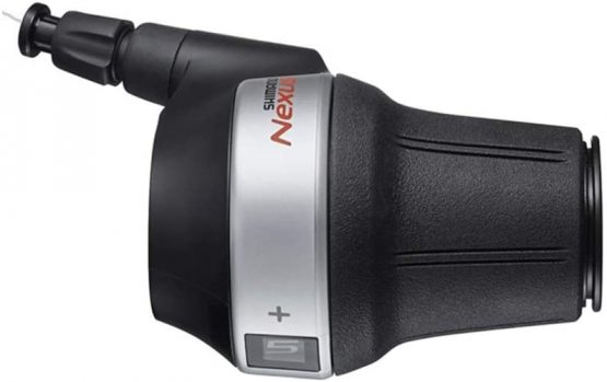 Shimano Nexus SL-C7000-5 Nexus revo Shifter, 5-Speed, with Cable, Right Hand, Black