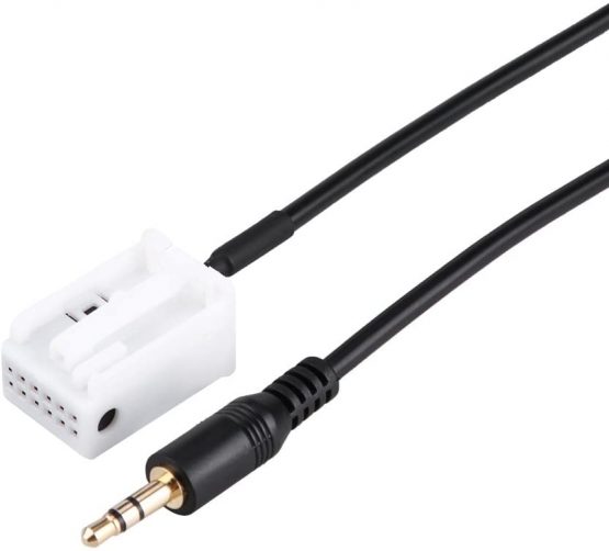 Car Audio AUX Cable, Car Audio AUX Cable Auxiliary Cable 149cm 3.5mm Jack Plug with Radio Removal Tools for Peugeo t 307 308 407 C2 C5 Citroe n RD4 - Image 4
