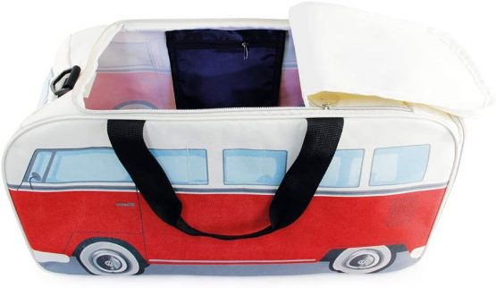 Brisa VW Collection - Volkswagen Hippie Bus T1 Camper Van Sport, Gym, Travel Bag, Duffel with Shoe & Wet Compartment - Image 4