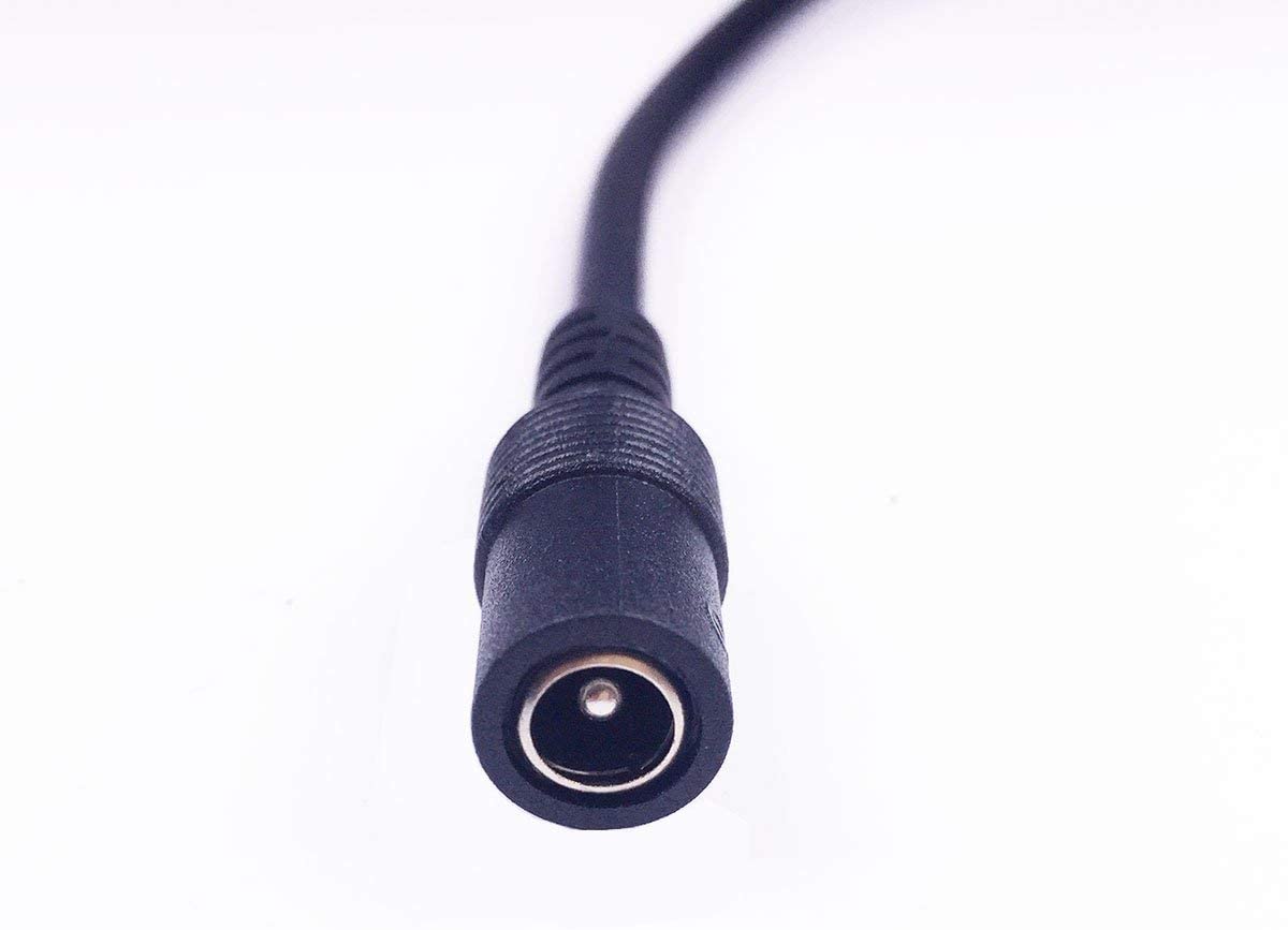 LitaElek 2pcs 22AWG 5.5mm x 2.1mm DC Splitter Cable 2 Way DC Power Splitter Adapter Cable 1 Female to 2 Male for CCTV Camera LED Strip and other Devices 30cm Long - Image 2