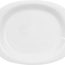 Villeroy & Boch New Cottage Basic Serving Plate, 34 cm, Premium Porcelain, White