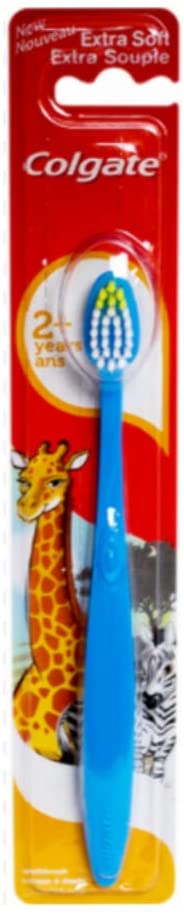Colgate Extra Soft Bunny Toothbrush for 2-5 Years, Multicolor, 1 unité (Lot de 1)