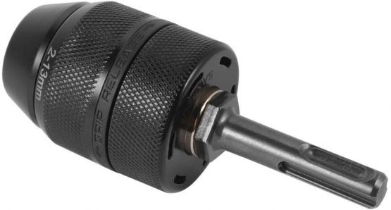 Keyless Drill Chuck Adapter, 2-13mm 1/2-20UNF Mount Heavy Duty Professional Converter Tool with SDS Plus Shank Adaptor - Image 2