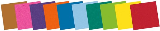 Ursus 2646199 – Transparent Folding Paper 14 x 14 cm 42 g/m² – 500 sheets in 10 Assorted Colours - Image 2