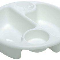 The Neat Nursery Co. Top 'n' Tail Cicular Wash Bowl, 957 White, 0.25 kg 5055378200892