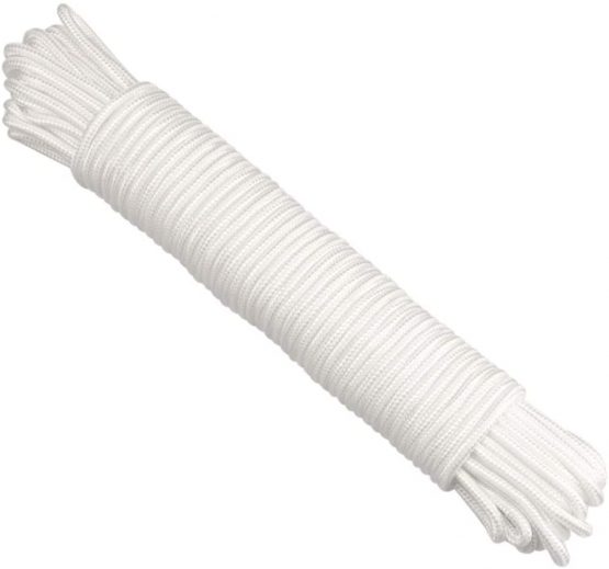 30M Multi-functional Nylon Rope, 6MM Thick Heavy Duty Hanging Cord String, Traction Tying Rope for Camping Outdoor Garden