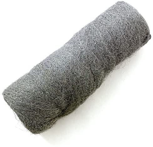 Merriway BH04378 450g (1lb) ASW13 Steel Wool No. 3 Grade Coarse, grey