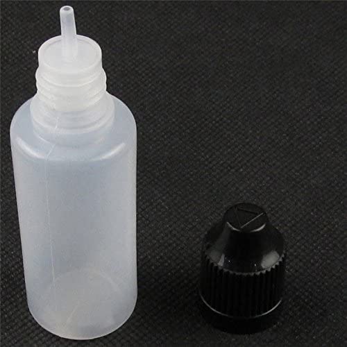10x Black Plastic Empty Squeezable 20ml Dropper Bottles Eye Liquid Ejuice Empty Dropper(Bottle+Tip Cap+Cap) - Image 2
