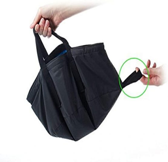 Folding Basin,Collapsible Basin Leak-proof Wash Basin Multifunctional Lightweight Portable Folding Bucket For Outdoor Traveling Washing Camping Hiking Fishing with Carry Bag 8.5L - Image 3