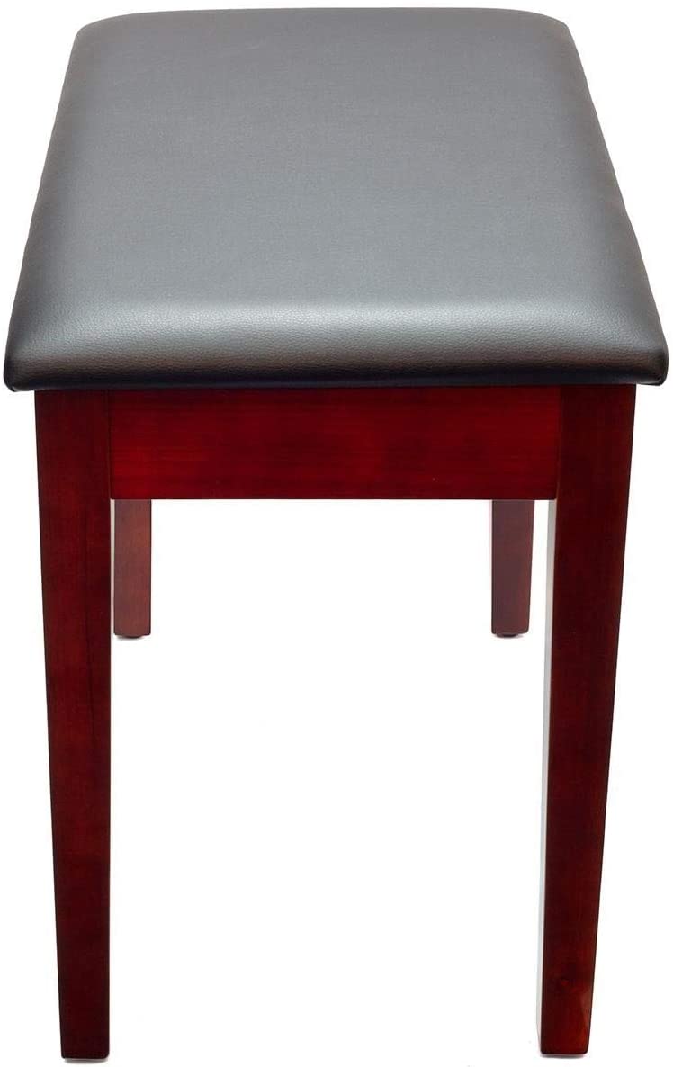 Montford MFPB1MA Storage Piano Bench - Gloss Mahogany Finish, Mahogany Gloss, Standard - Image 3