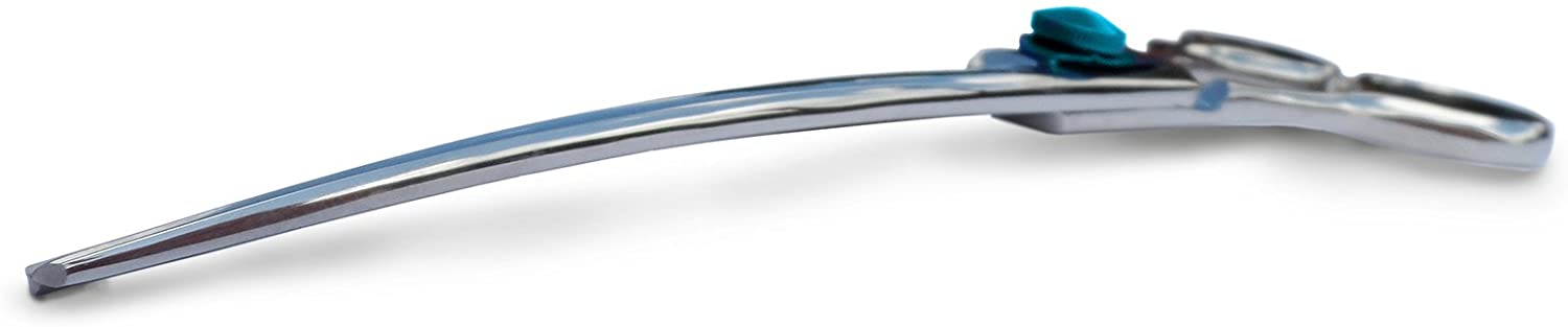 Masterclip 7.5” Essentials Curved Scissors, Professional High Grade Stainless Steel Easy Grip Dog Grooming Scissors - Image 2