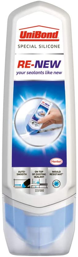 UniBond Healthy Kitchen & Bathroom Re-New Ice White, Multi-colour, 100 ml tube - Image 3