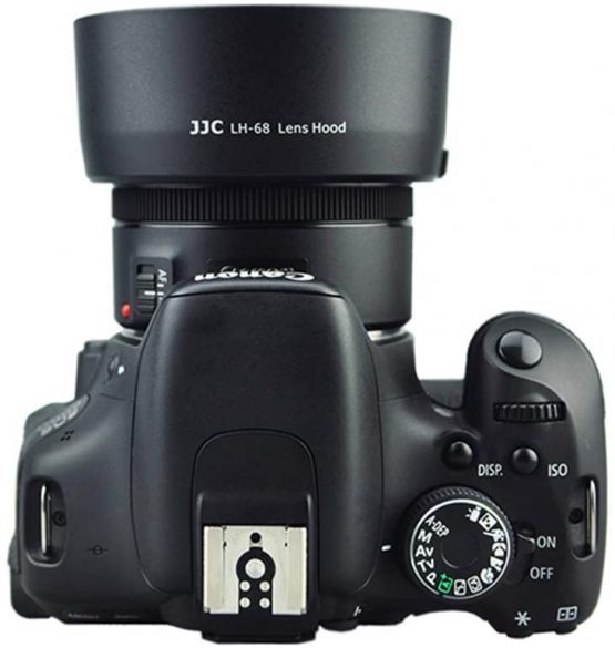JJC LH-68 Lens Hood for Canon EF 50 mm F/1.8 STM Lens - Image 3