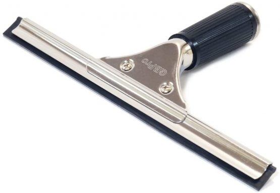 GBPro Window (Squeegee) Stainless Steel Wiper with blade 25cm (10")