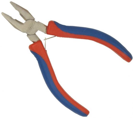 CON:P CPT187081 Electrician's Combination Pliers, Silver/Blue/Red, 120 mm