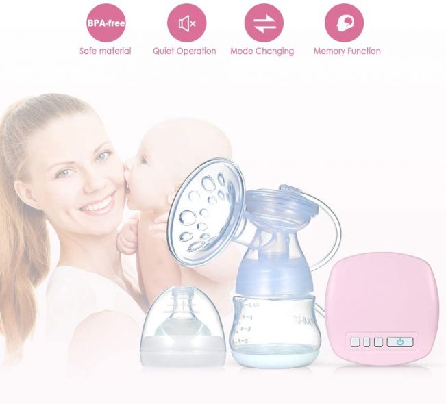 Decdeal Breast Pump, Electric Breast Milk Pump Baby Infant