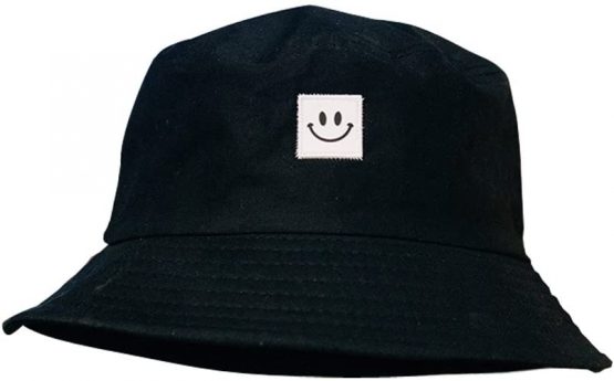 byou Bucket Hat,Fishing Hat Soft Cotton & Polyester Fabric Unisex Wide Sun Cap Windproof for Hiking Camping Traveling Fishing 56-58cm