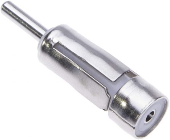 Car Aerial Connector by Keple | Vehicle Radio Antenna Adaptor | ISO to DIN Plug Pin Adapter