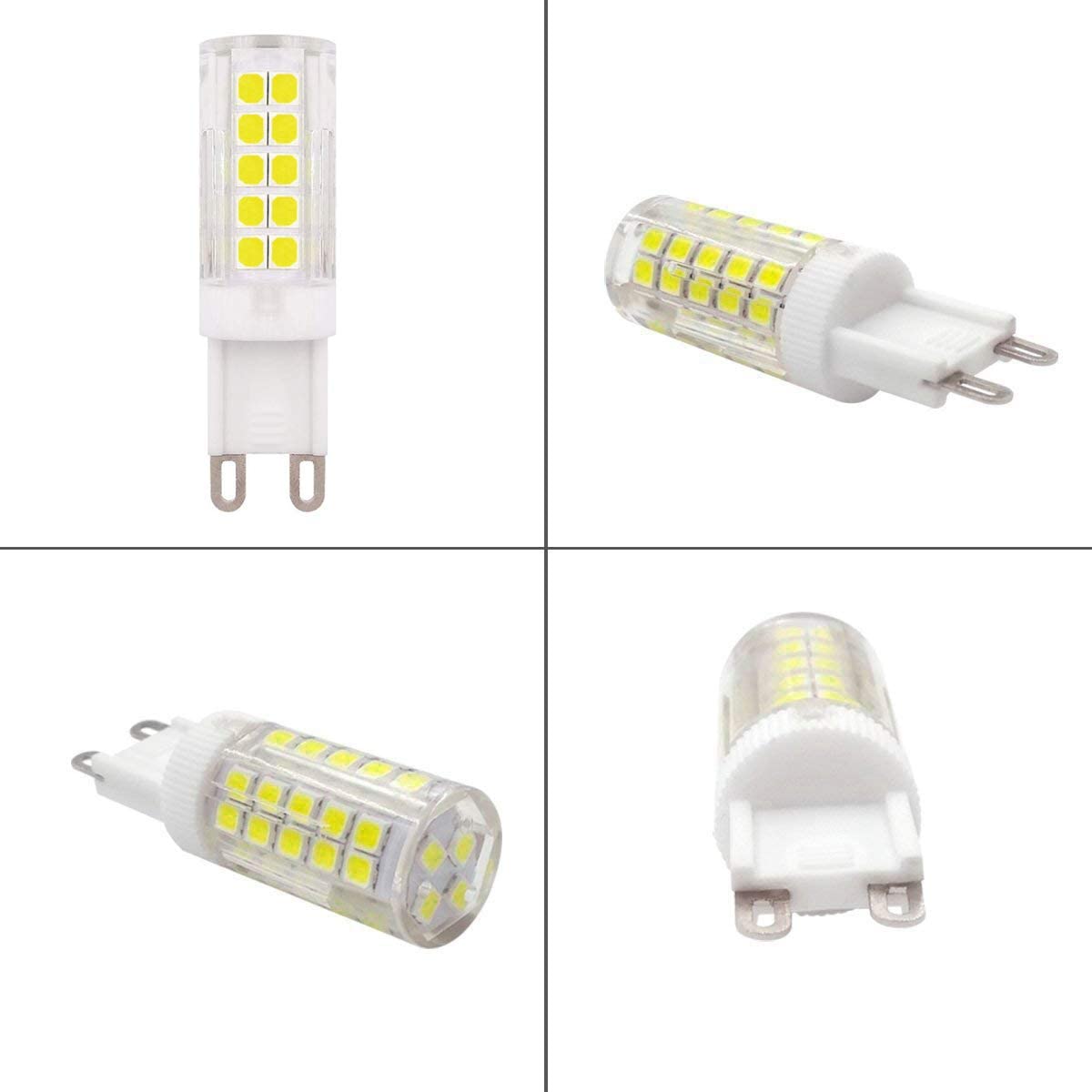 ZHENMING G9 Dimmable LED Bulb 6W White 6500K 60W Halogen Light Bulb Replacement, 220V - 240V, 5-Pack, Cool White, 5 Count (Pack of 1) - Image 4