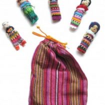 Worry dolls in a Bag, 5 – Pack, Large